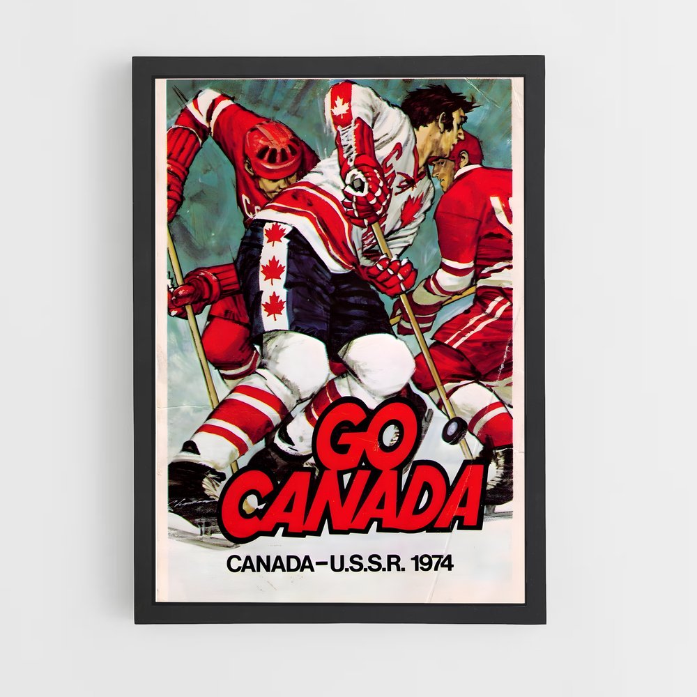 Poster L'Esprit du Canada – affiche Hockey sur glace (vue 2)